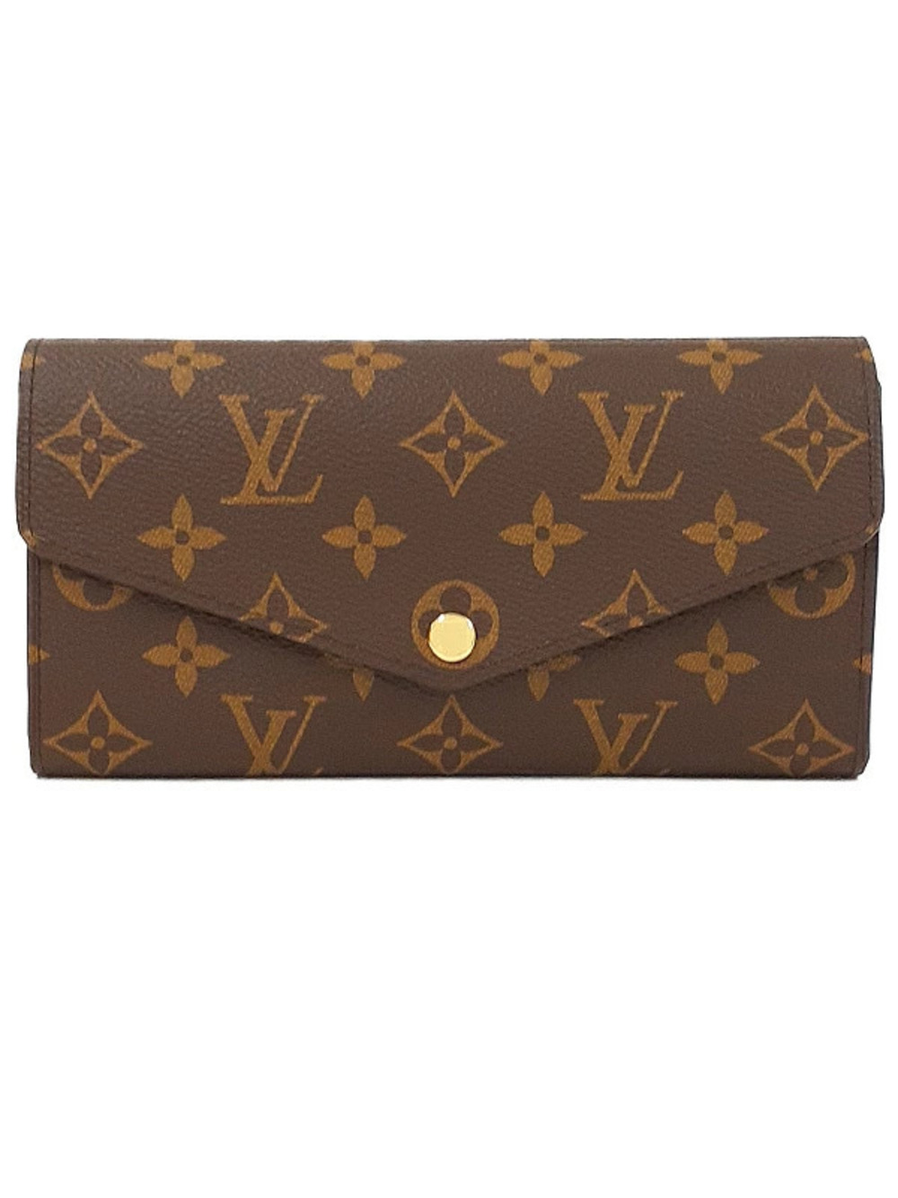 Louis Vuitton Monogram Portefeuille Sarah Bi fold Long Wallet